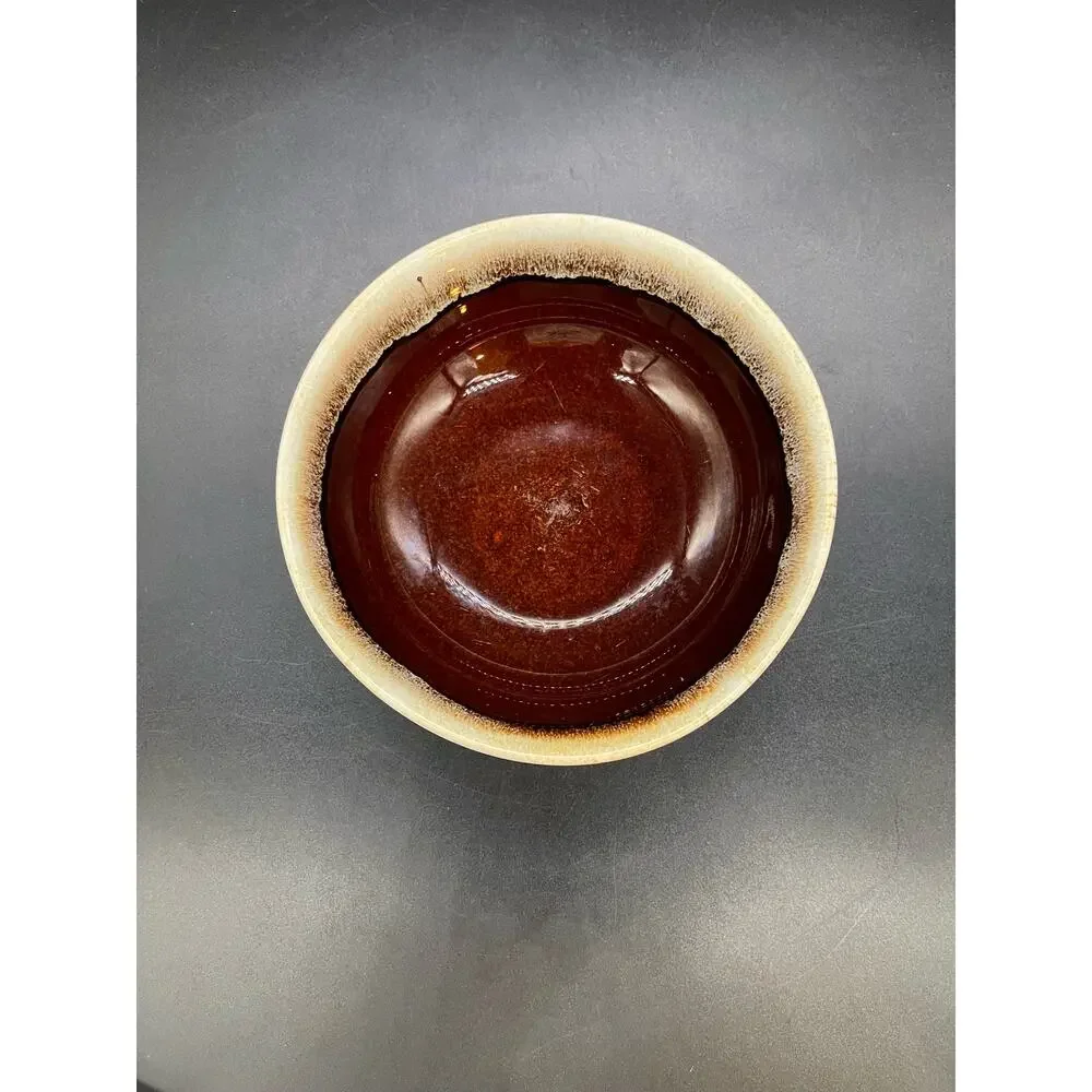 Vintage Pfaltzgraff Brown Drip Glaze Cereal Bowl 5.5